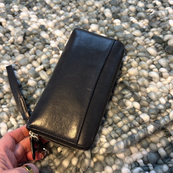 Coach Leather Wallet Wristlet - Picture 5 of 9